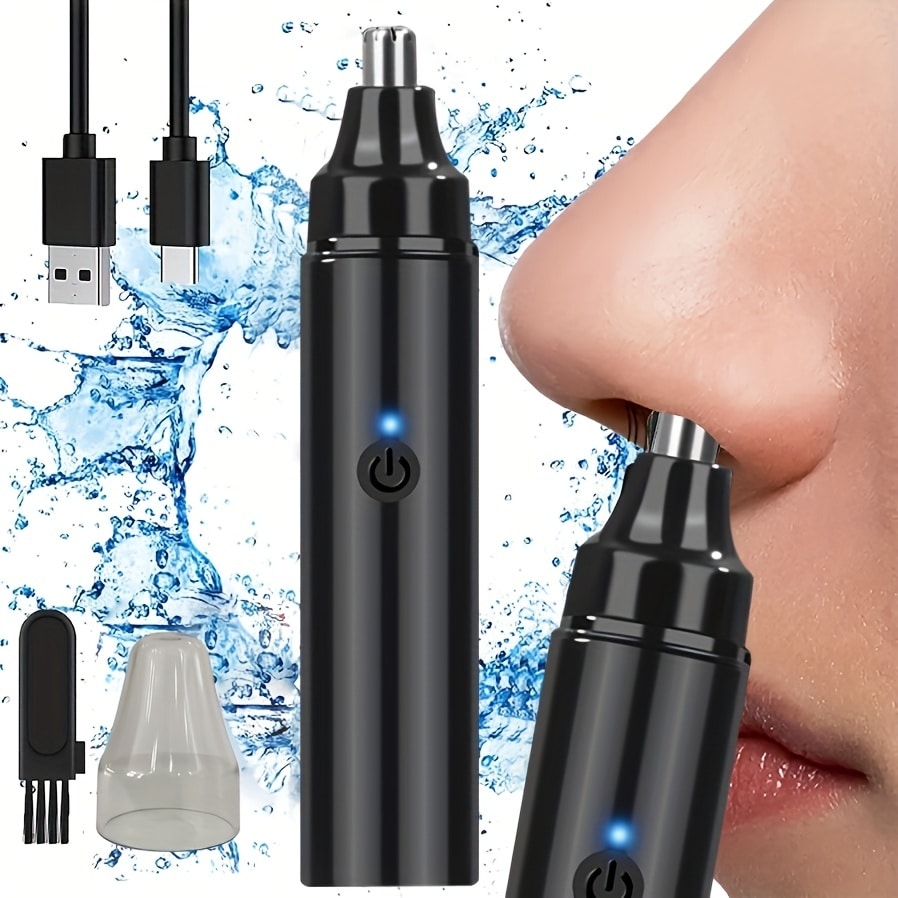 Men'S Grooming Nose Hair Trimmer - Rechargeable Nose Hair trimmer and Facial