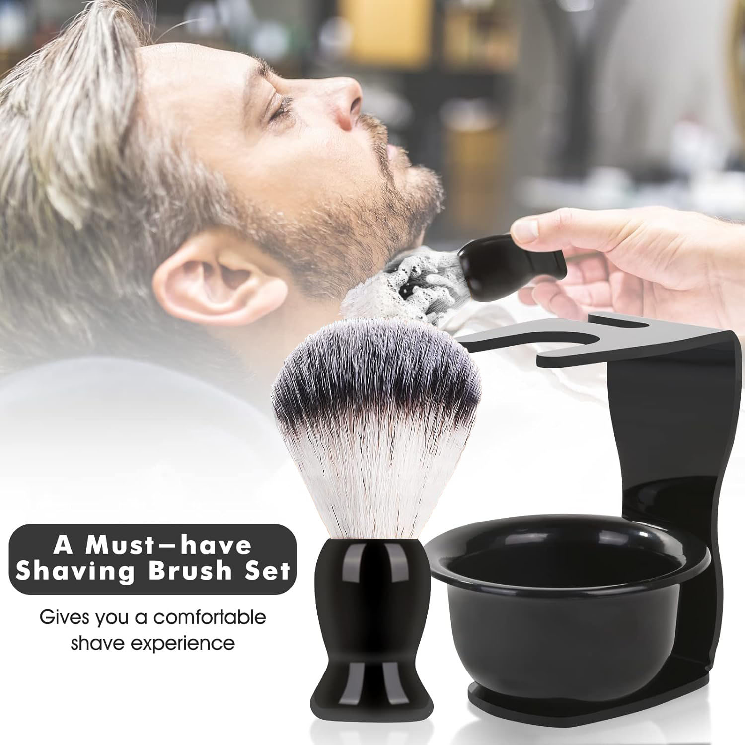 Professional Shaving Kit for M - đánh giá và giá Men'S Grooming Brush