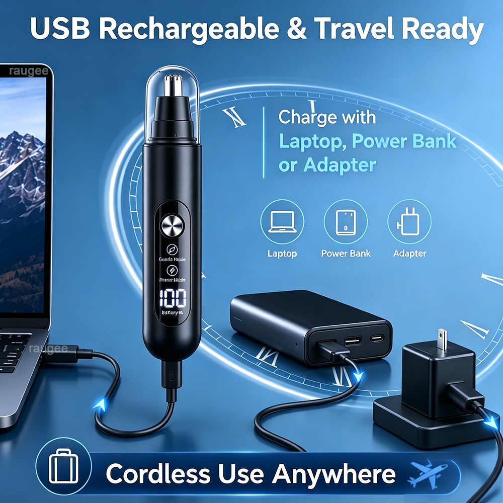 Nose Hair Trimmer for Men Port - đánh giá và giá Men'S Grooming Clippers
