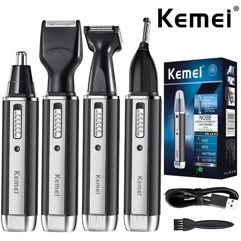 Kemei 4 in 1 trimmer for men E - đánh giá và giá Men'S Grooming Nose Hair Trimmer