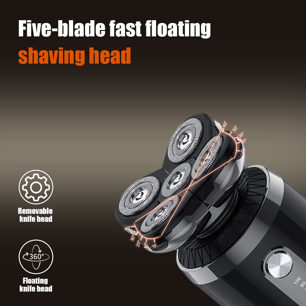 5-in-1 5 Heads Electric Shaver - đánh giá và giá Men'S Grooming Nose Hair Trimmer