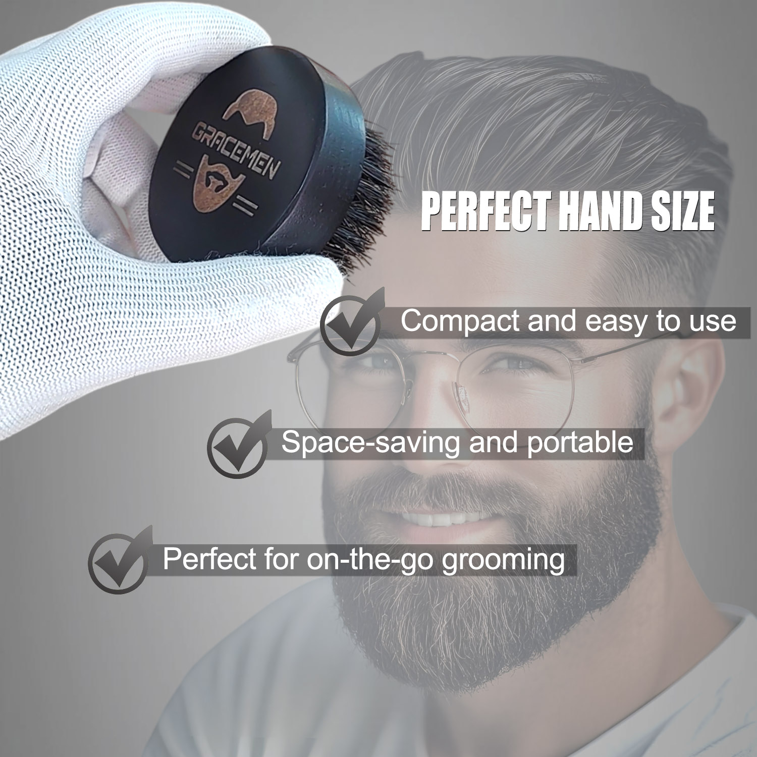 Round Beard Brush for Men – 10 - đánh giá và giá Men'S Grooming Brush