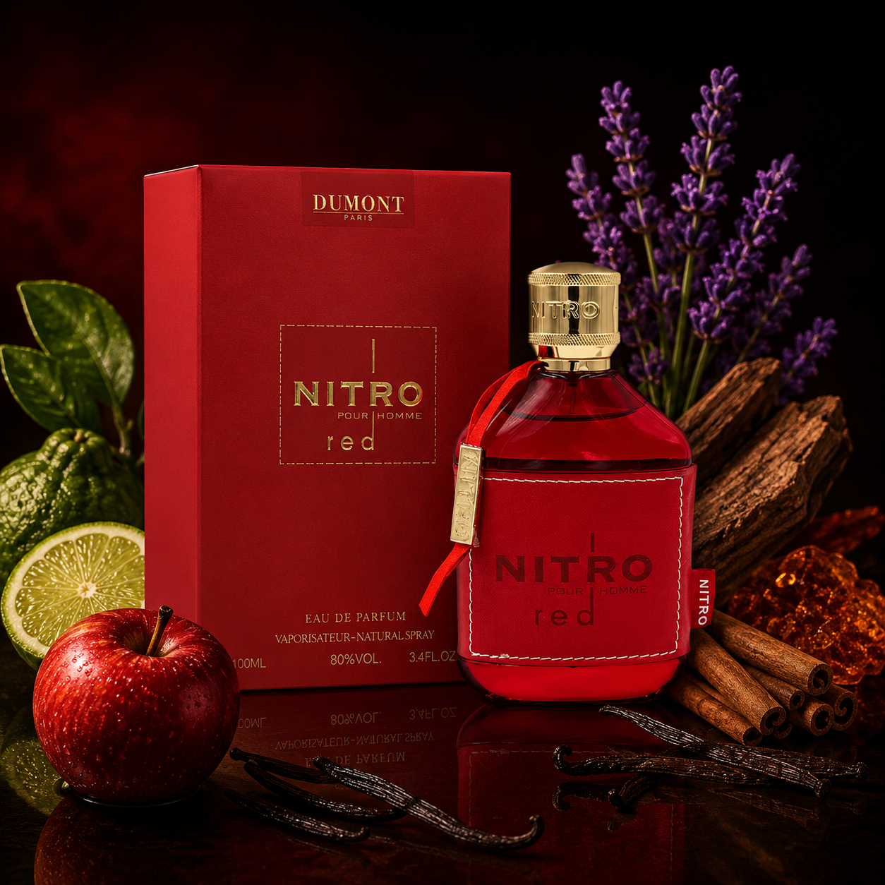 Dumont Nitro Red Men’s Eau de  - đánh giá và giá Cologne Spray Bottle
