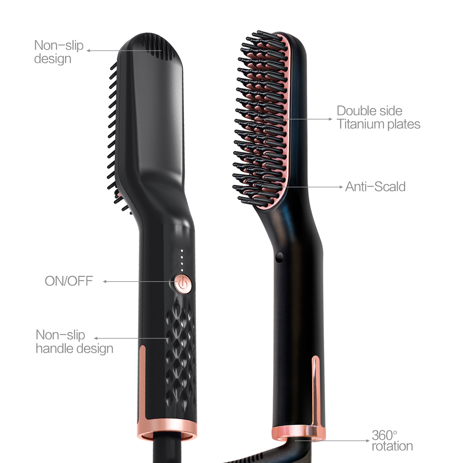 Multifunctional Hair Comb Brus - đánh giá và giá Men'S Grooming Brush