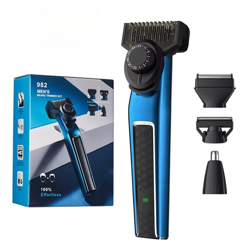 982 Men Beard Trimmer Set Hair - đánh giá và giá Men'S Grooming Nose Hair Trimmer