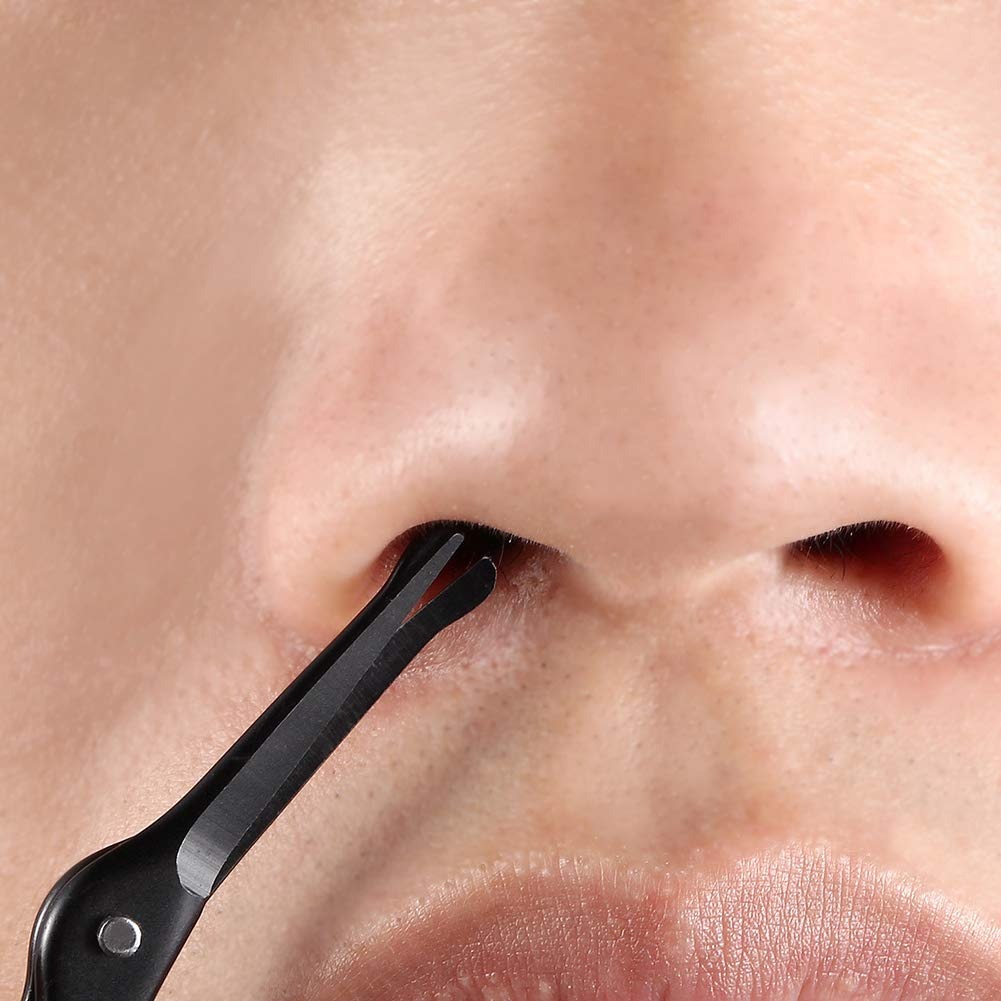 Black Stork Shape Stainless St - đánh giá và giá Men'S Grooming Nose Hair Trimmer