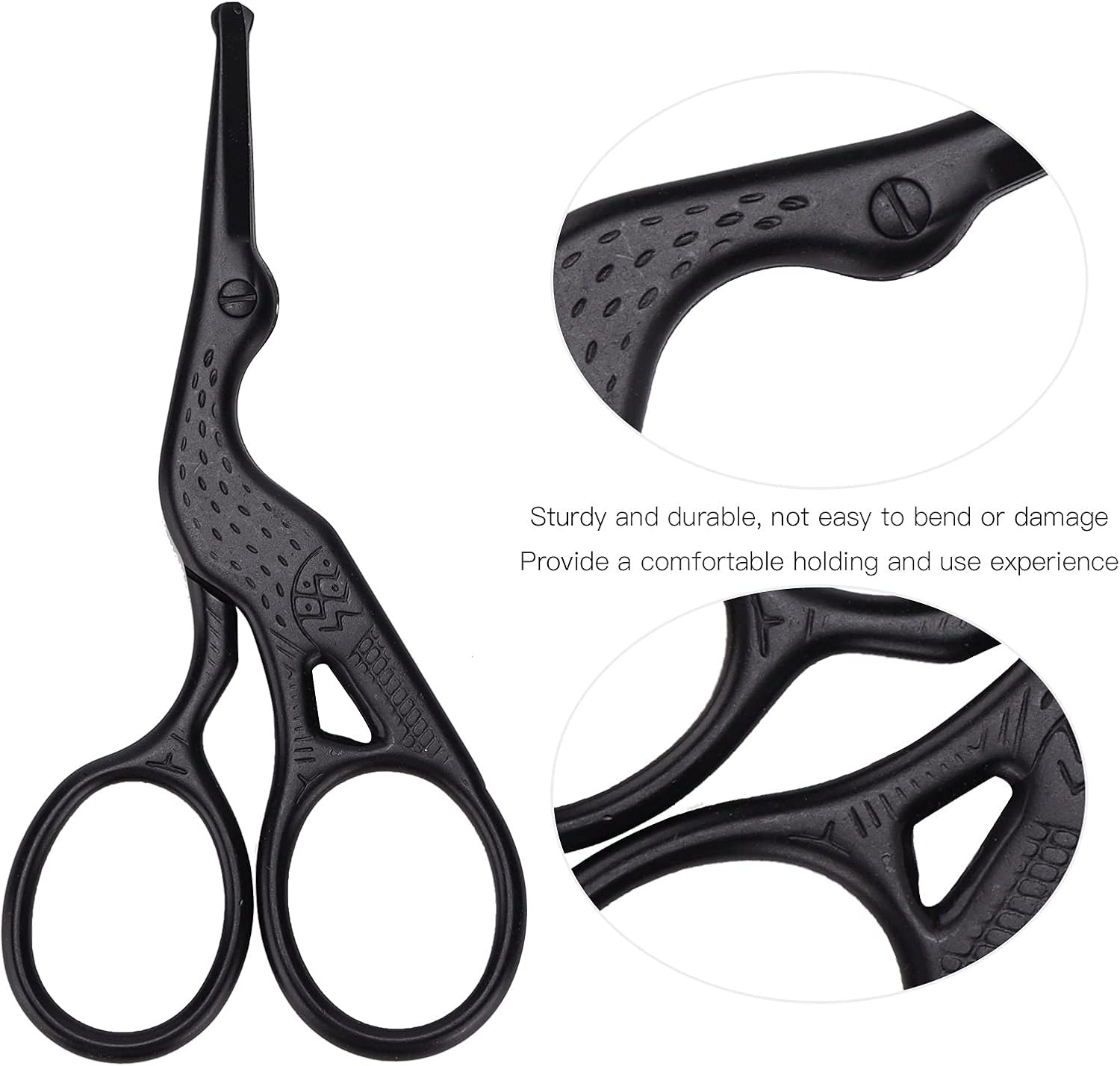 Black Stork Shape Stainless St - đánh giá và giá Men'S Grooming Nose Hair Trimmer
