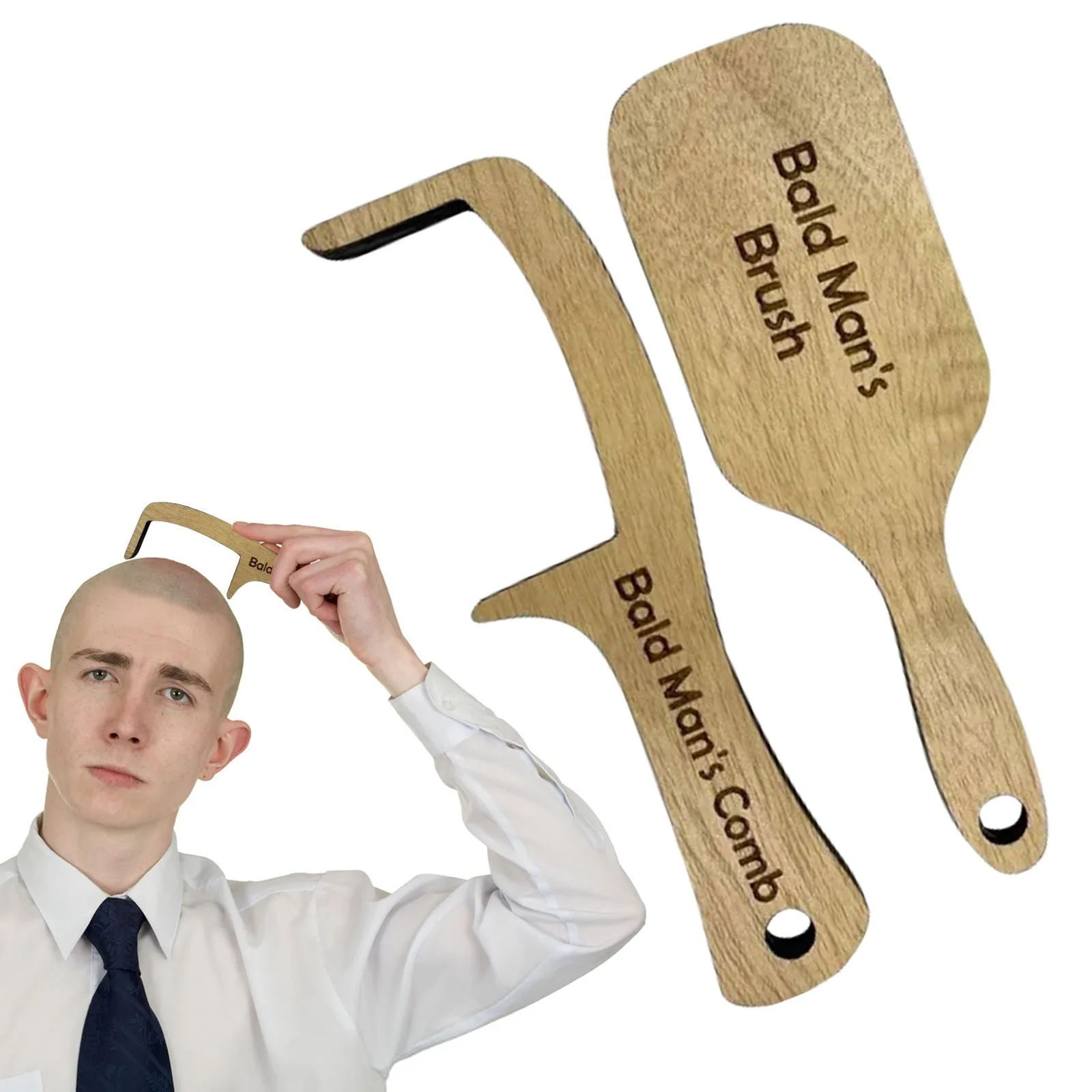 Funny Bald Man Grooming Tool N - đánh giá và giá Men'S Grooming Brush
