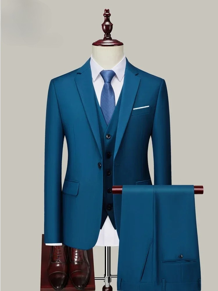2026 M-6XL ( Jacket+Vest+Pants - đánh giá và giá Mens Grooming Brand