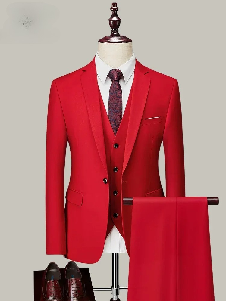 2026 M-6XL ( Jacket+Vest+Pants - đánh giá và giá Mens Grooming Brand