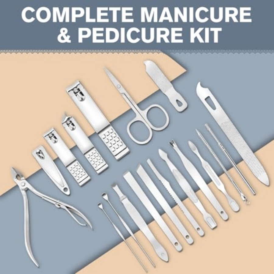 Manicure Set 19 in 1 Nail Clip - đánh giá và giá Nail Care Kit Mens