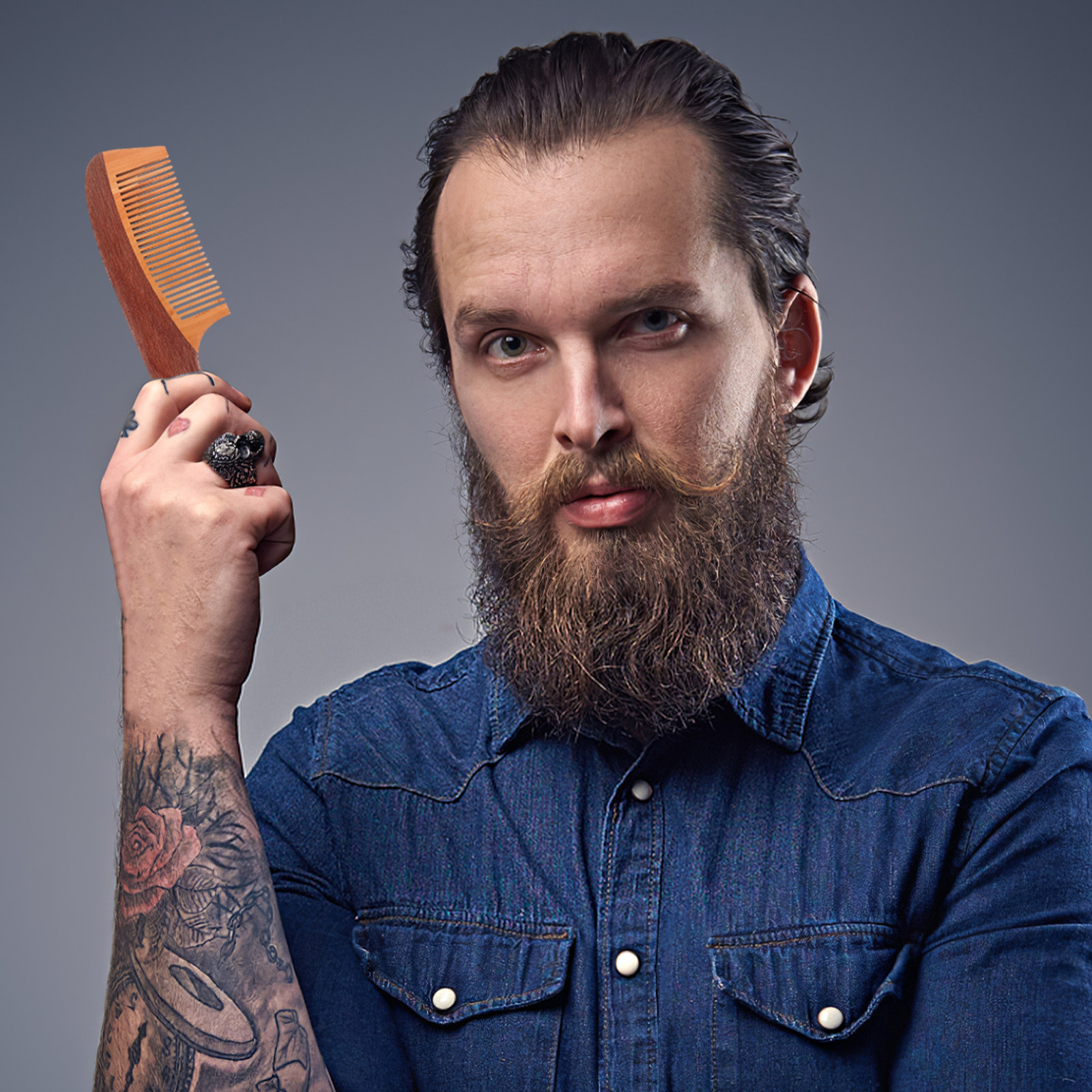 Portable Beard Comb for Men Na - đánh giá và giá Men'S Grooming Brush