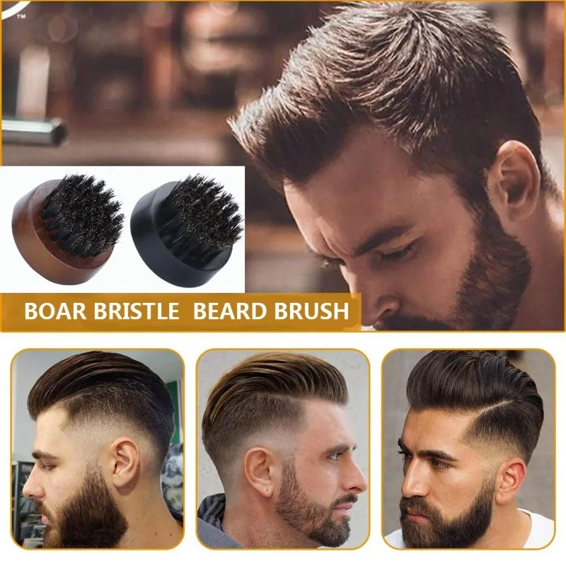 Beard Brush Man Boar Bristles  - đánh giá và giá Men'S Grooming Brush