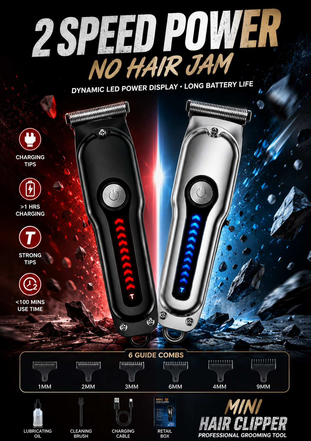 2026 Generation-2, Electric Ha - đánh giá và giá Men'S Grooming Clippers