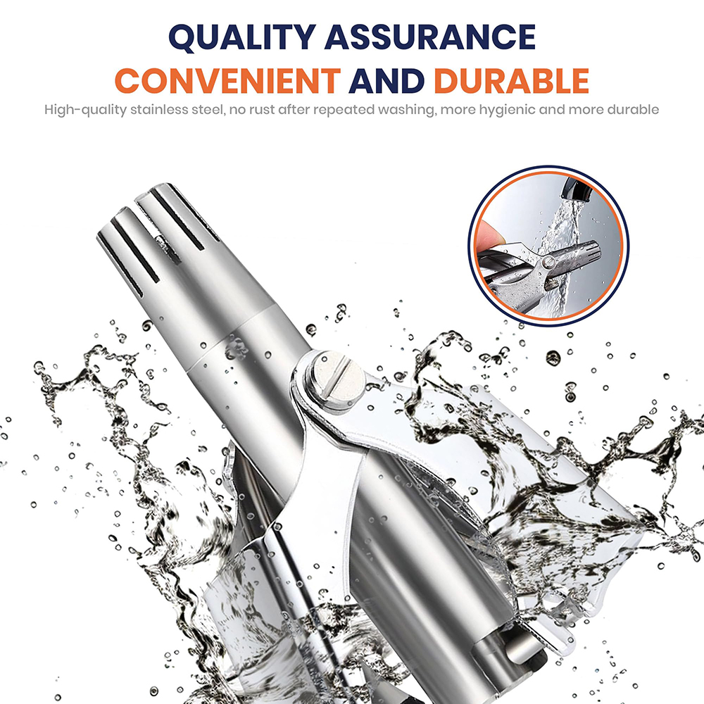 Portable Stainless Steel Manua - đánh giá và giá Men'S Grooming Nose Hair Trimmer