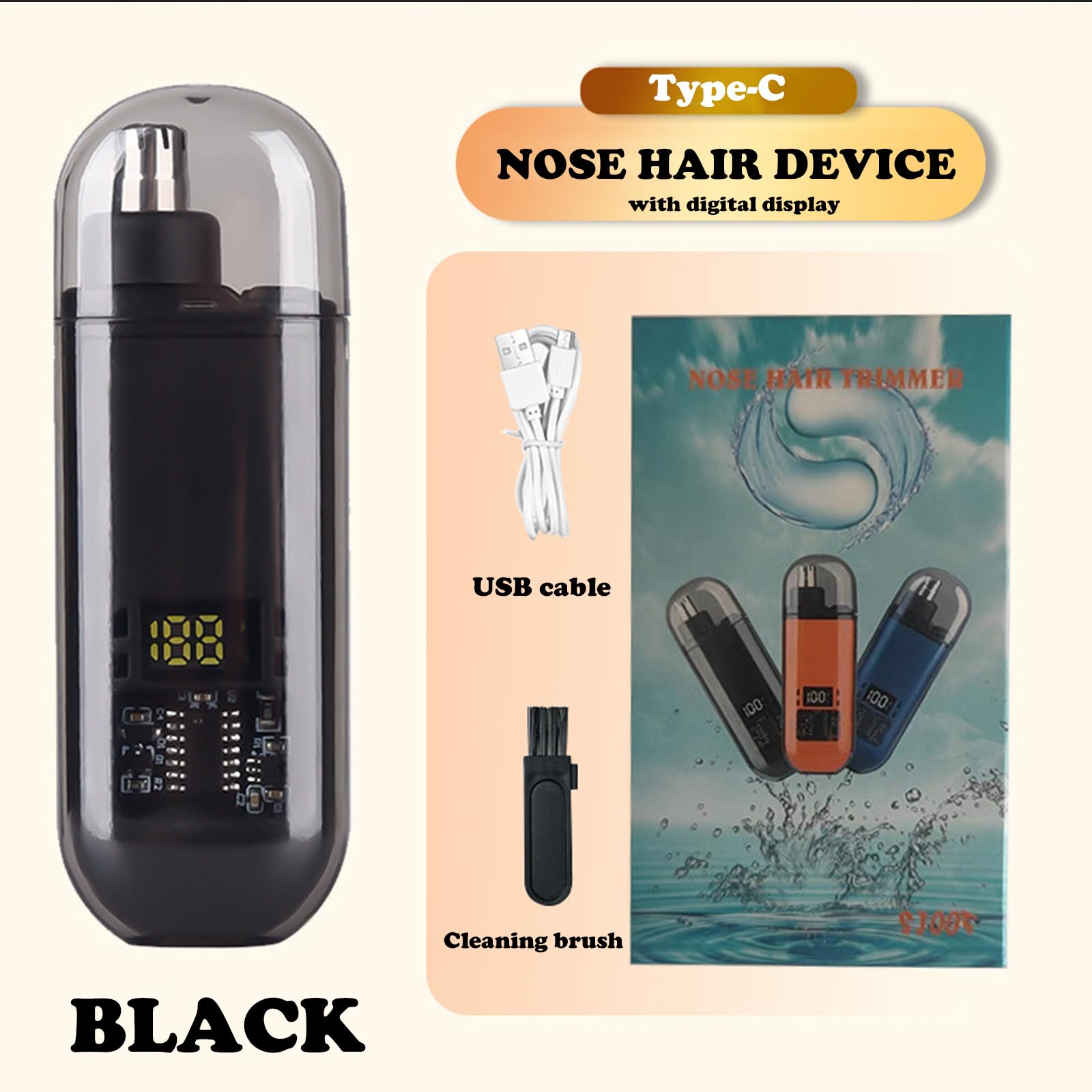 USB Rechargeable Nose and Ear  - đánh giá và giá Men'S Grooming Clippers