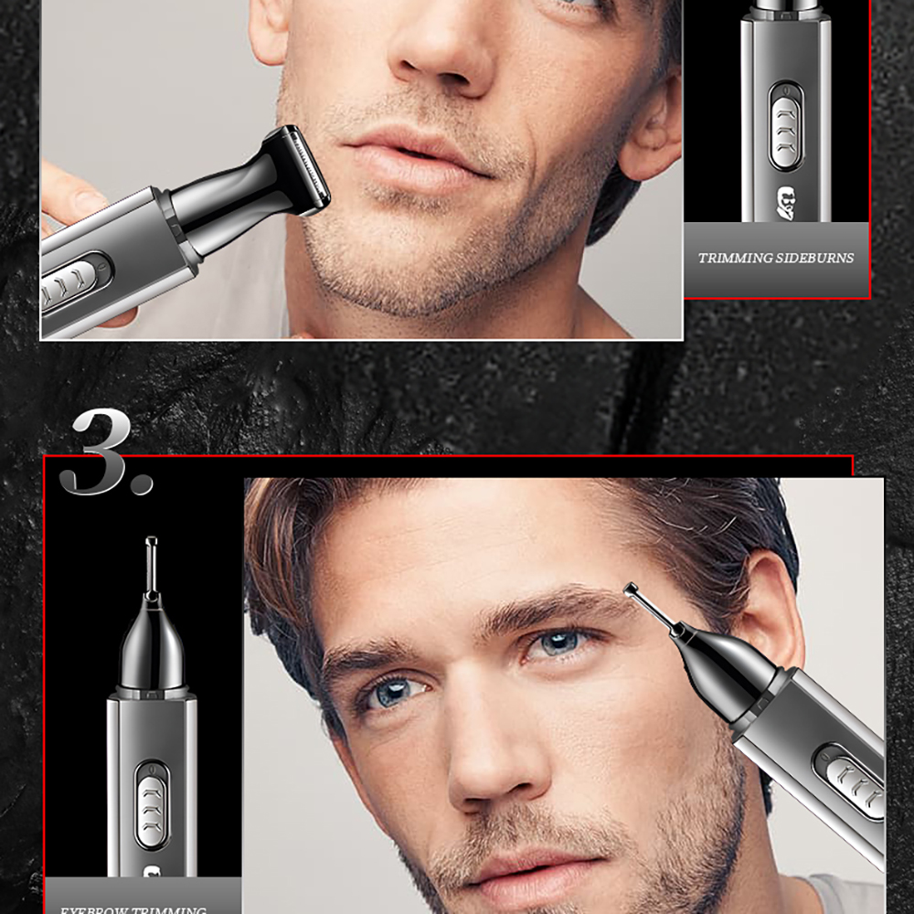 Kemei Multifunction Ear and No - đánh giá và giá Men'S Grooming Nose Hair Trimmer