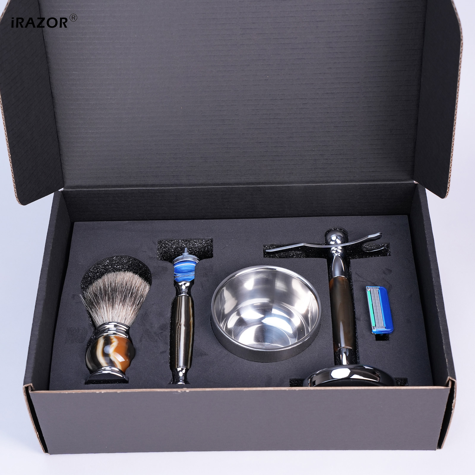 iRAZOR Luxury 5-Blade F5 Fusio - đánh giá và giá Men'S Grooming Brush