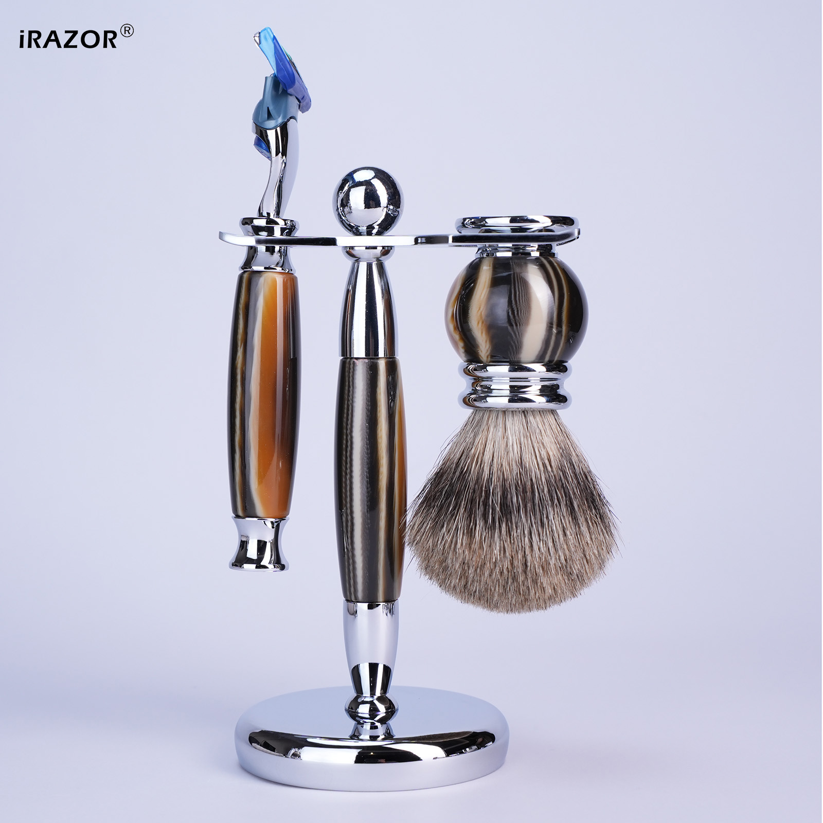 iRAZOR Luxury 5-Blade F5 Fusio - đánh giá và giá Men'S Grooming Brush