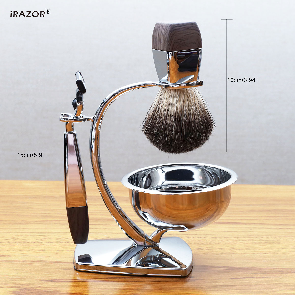 iRAZOR Professional Wet Shavin - đánh giá và giá Men'S Grooming Brush