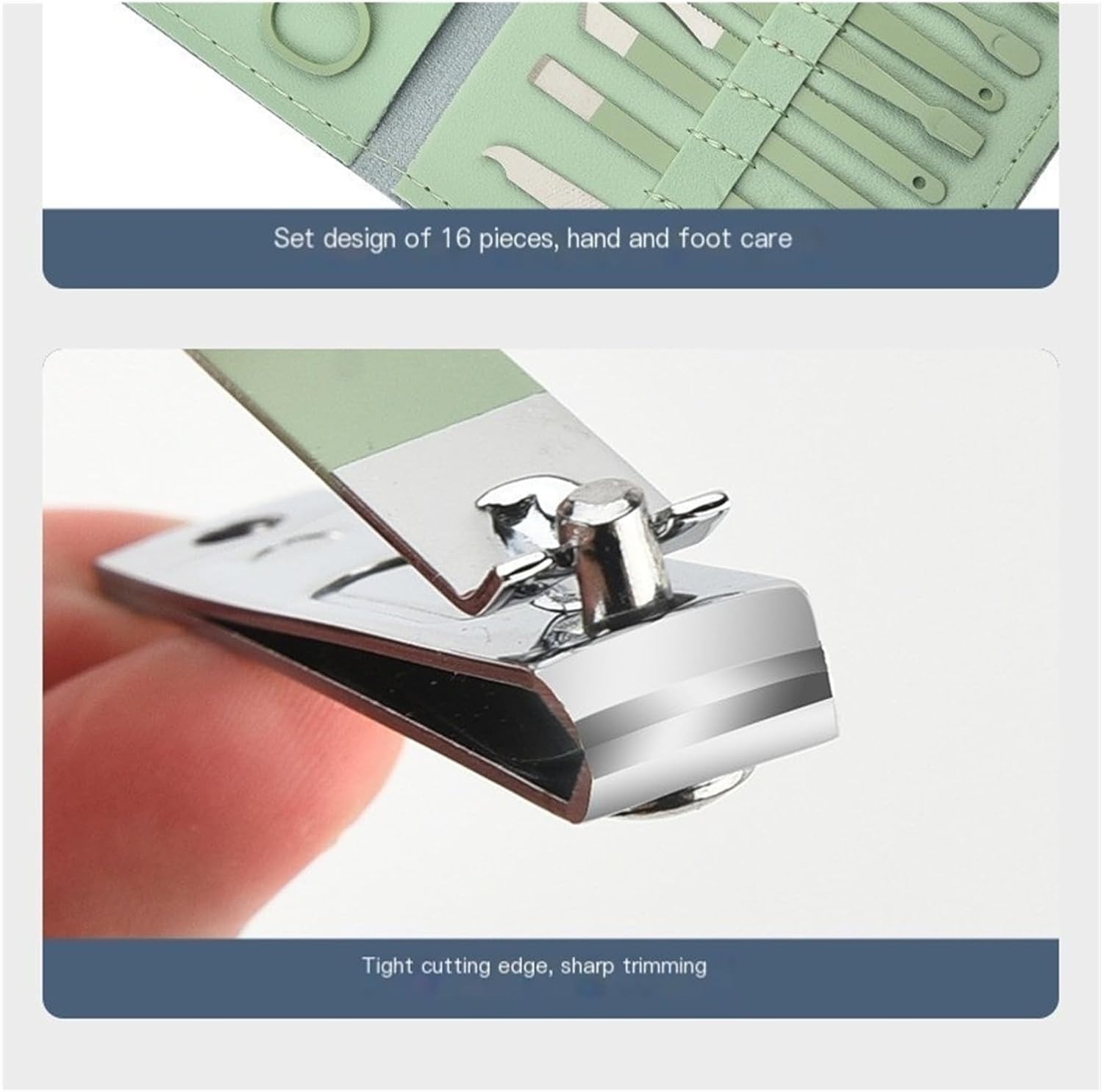 Premium 16-in-1 Upgraded Mint  - đánh giá và giá Nail Care Kit Mens