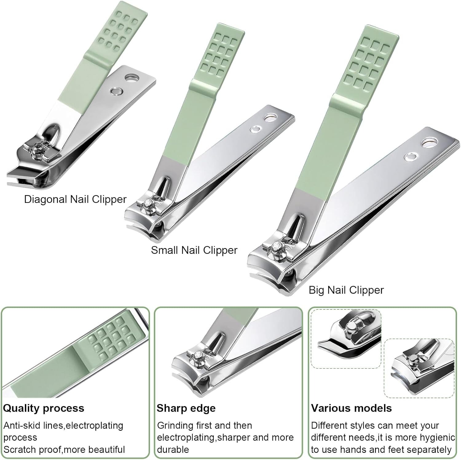Premium 16-in-1 Upgraded Mint  - đánh giá và giá Nail Care Kit Mens